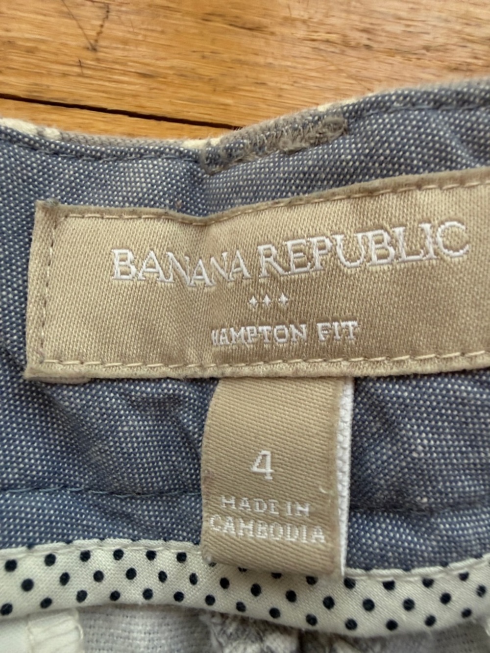 Banana Republic Gray Dot-Pattern Capris - Picture 3 of 4